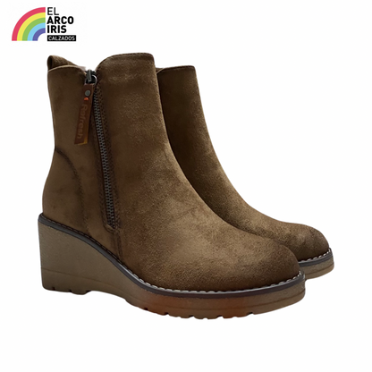 BOTÍN MUJER REFRESH 171009 CAMEL