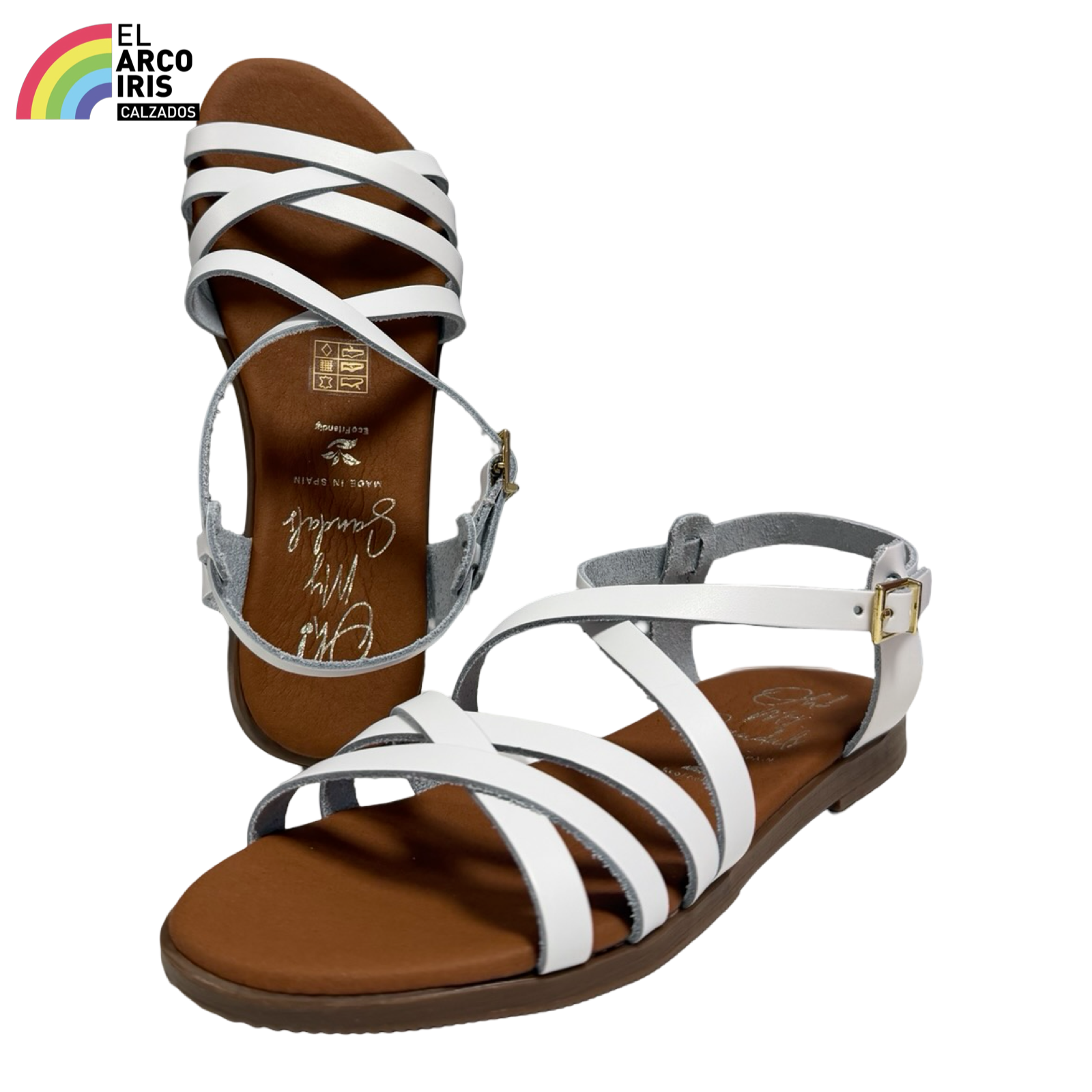 SANDALIA MUJER OH MY SANDALS 5806 BLANCO
