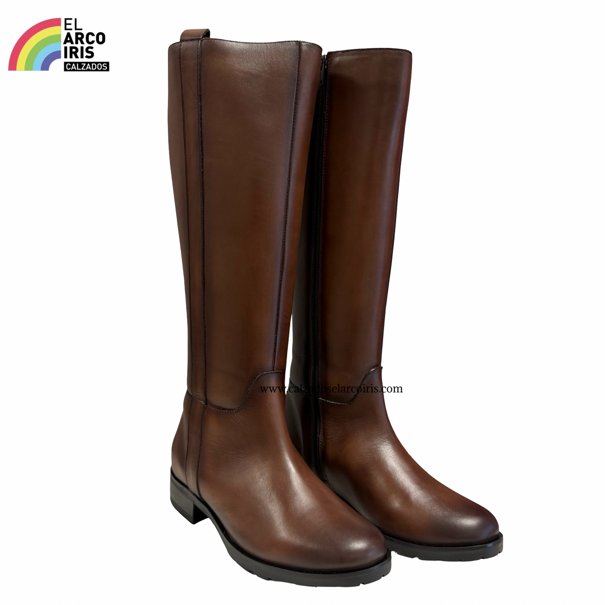 BOTA MUJER ALTA 48HOURS 623403 CUERO