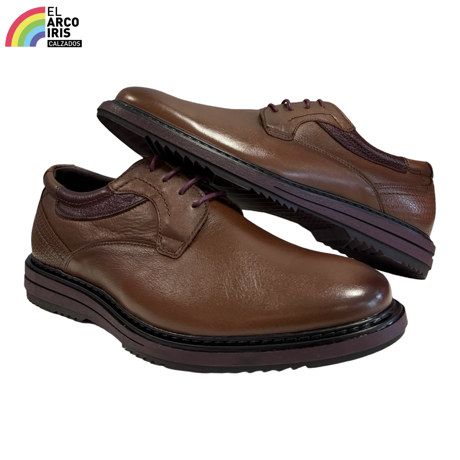 ZAPATO HOMBRE VESTIR BAERCHI 4500 MARRÓN