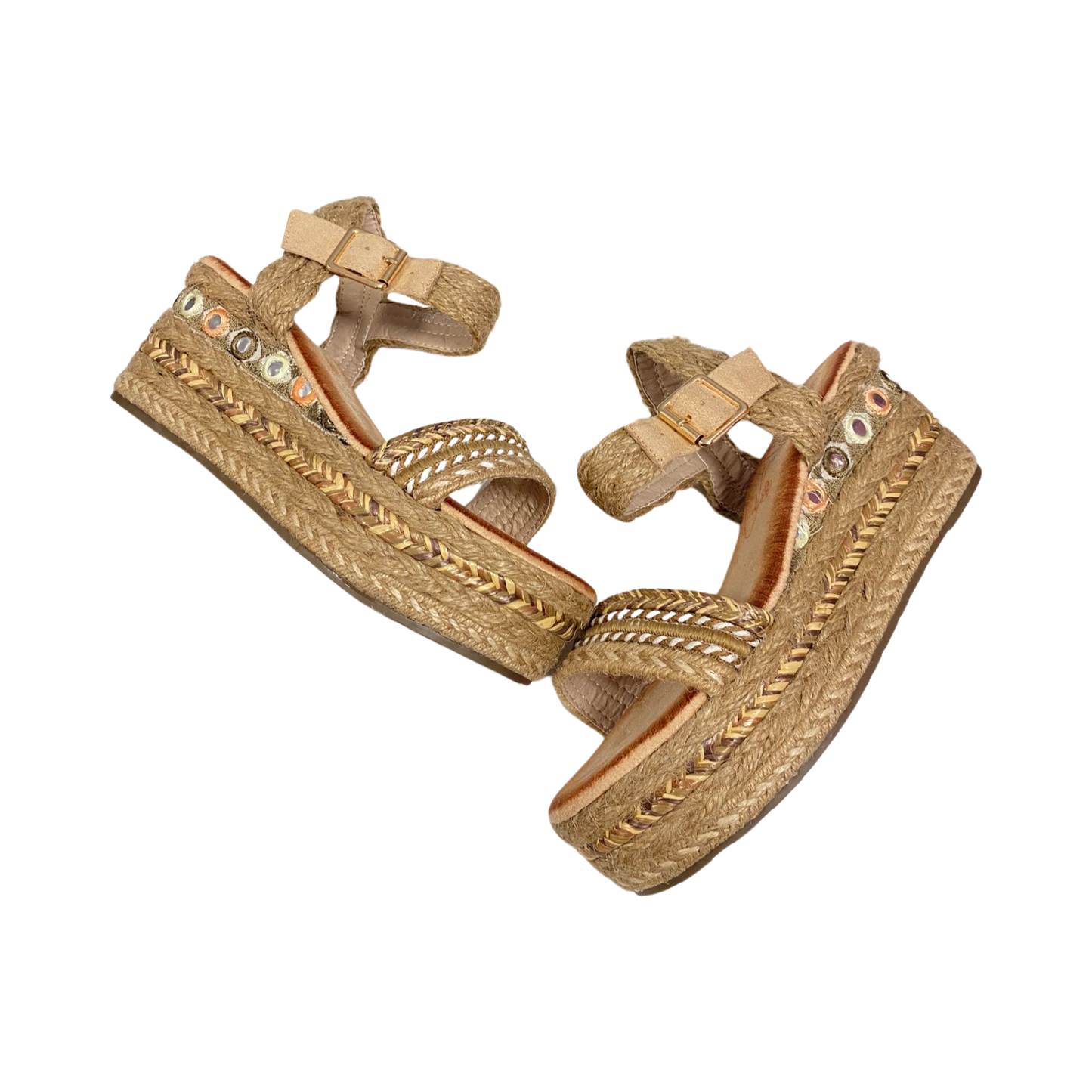 SANDALIA MUJER MANDARINA 725 DF BEIGE