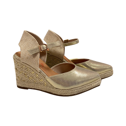 SANDALIA MUJER MANDARINA 819DF ORO