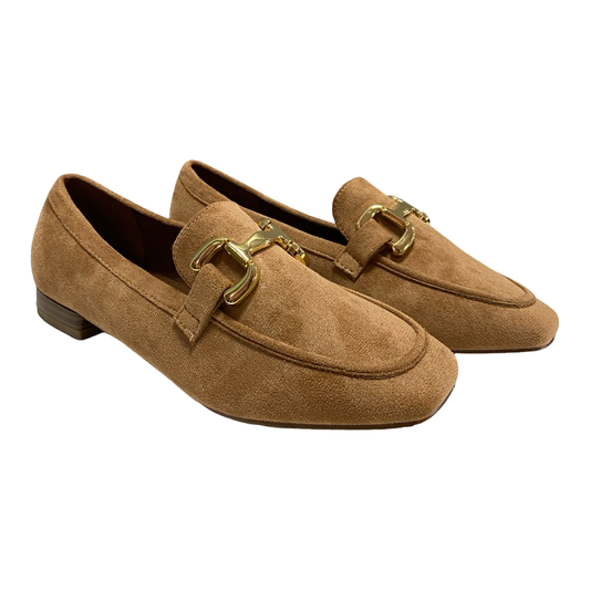 ZAPATO MUJER MOCASIN MANDARINA 2301DF CAMEL