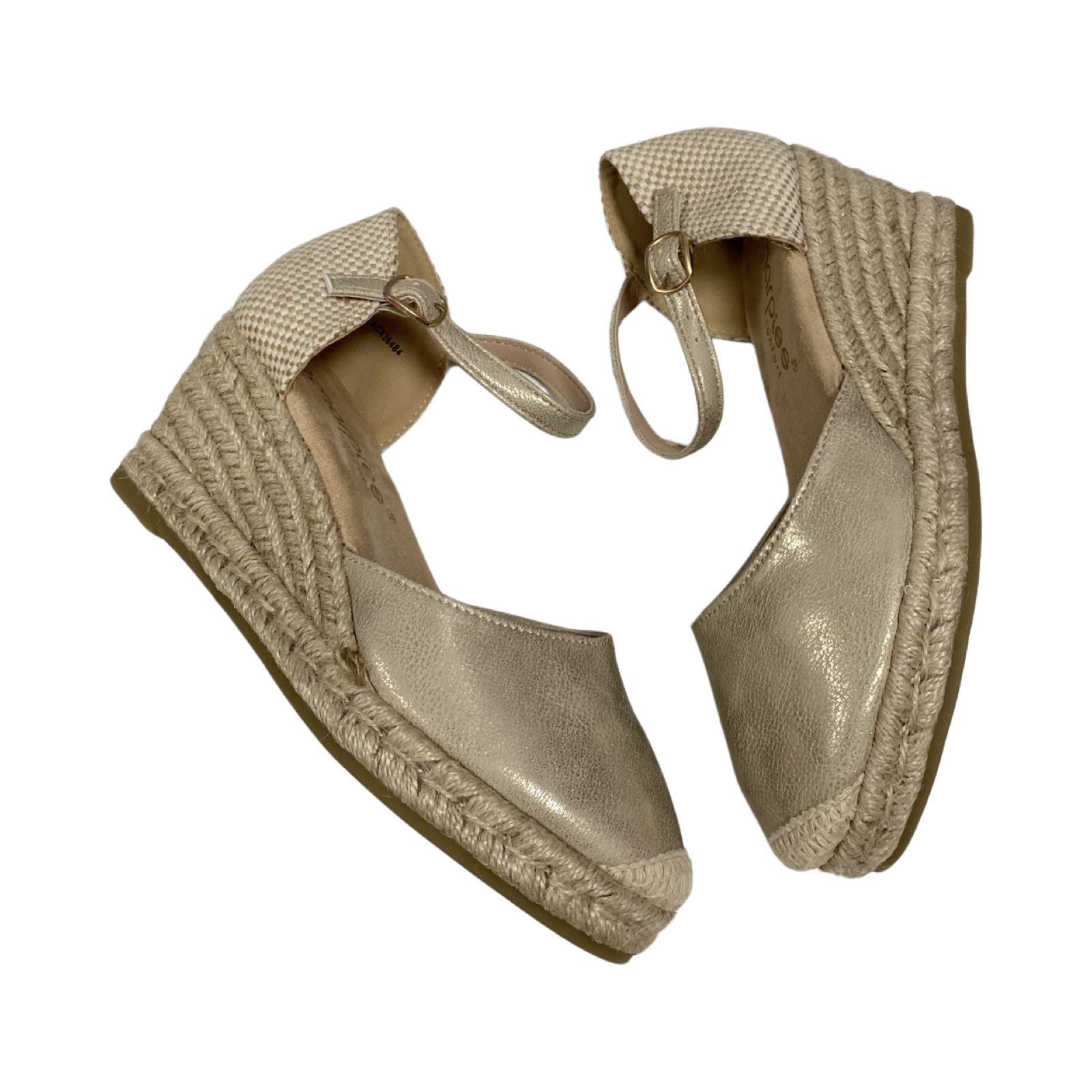 SANDALIA VALENCIANA MUJER AMARPIES 26484 PLATINO
