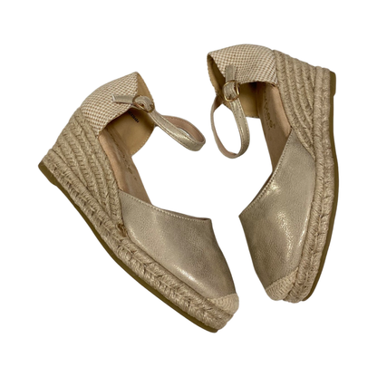 SANDALIA VALENCIANA MUJER AMARPIES 26484 PLATINO