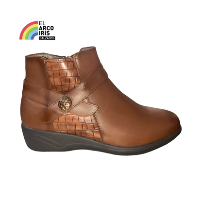 BOTÍN MUJER FLEXPIES 1220 CUERO