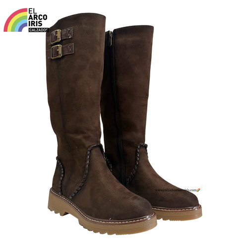 BOTA ALTA MUJER AMARPIES 31165 CHOCOLATE