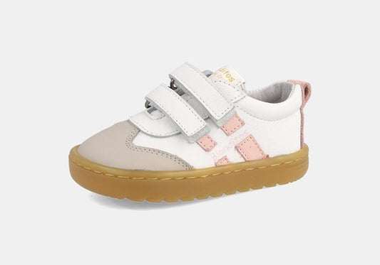 DEPORTIVO RESPETUOSO NIÑO BLANDITOS LISBOA BR26 BANDAS ROSA