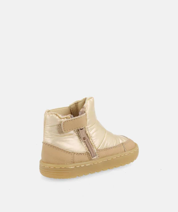 BOTA BEBE RESPETUOSO BAREFOOT BLANDITOS LUANDA ARENA METALIZADO