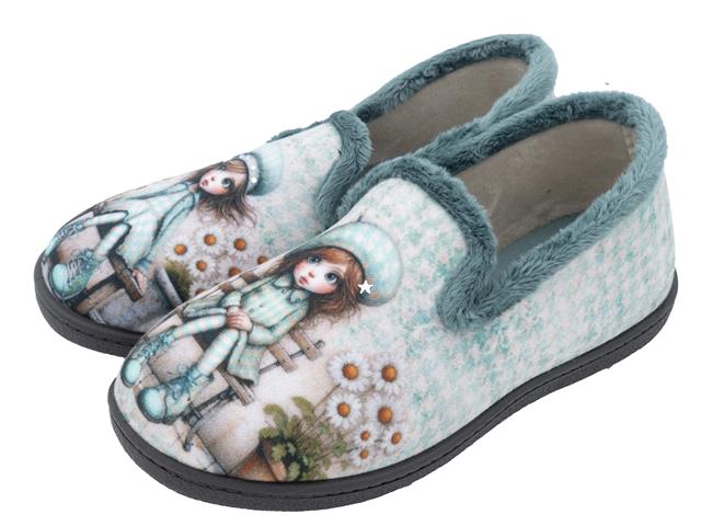 ZAPATILLAS  MUJER CASA PLUMAFLEX ROAL NIÑA BANCO 12215