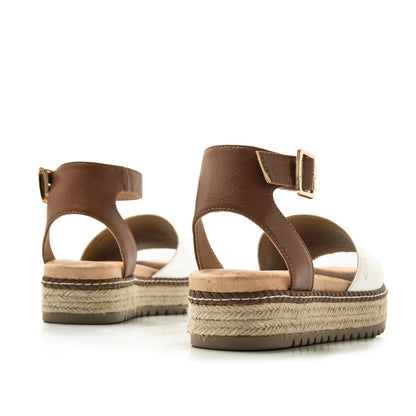 SANDALIA MUJER MUSTANG 59617 BLANCO