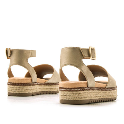 SANDALIA MUJER MUSTANG 59617 DORADO