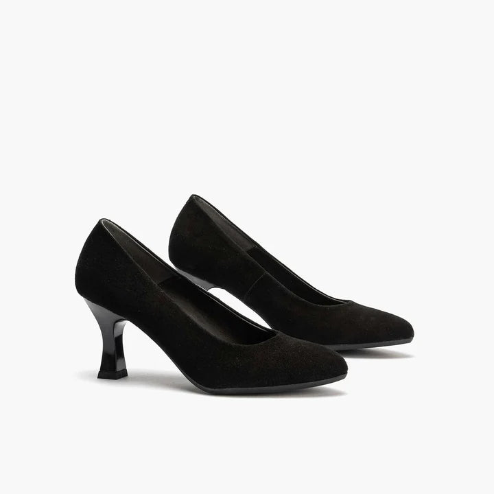 ZAPATO MUJER SALON PITILLOS 10161 ANTE NEGRO