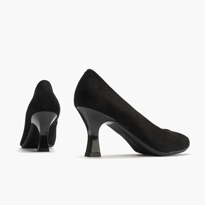 ZAPATO MUJER SALON PITILLOS 10161 ANTE NEGRO