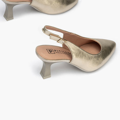 ZAPATO MUJER PITILLOS 10521 ORO