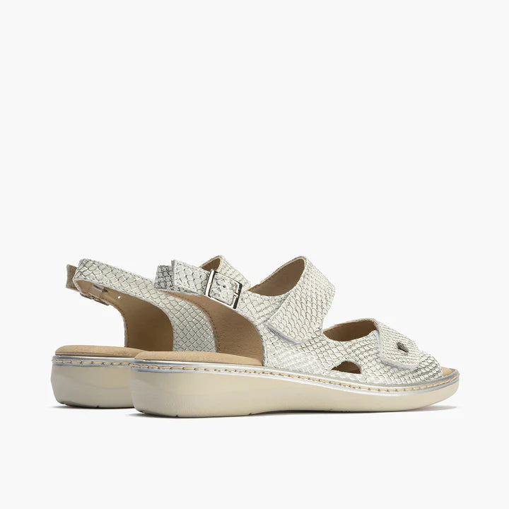 SANDALIA MUJER PITILLOS 10300 PLATA