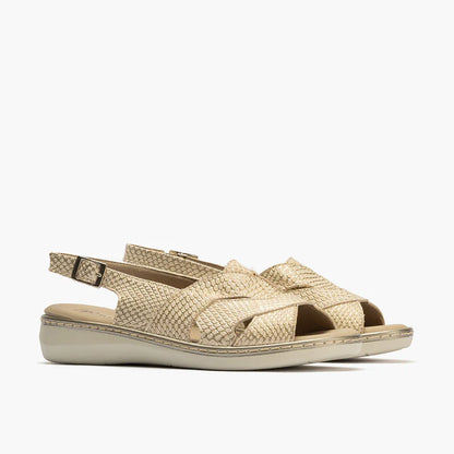 SANDALIA MUJER PITILLOS 10301 ORO