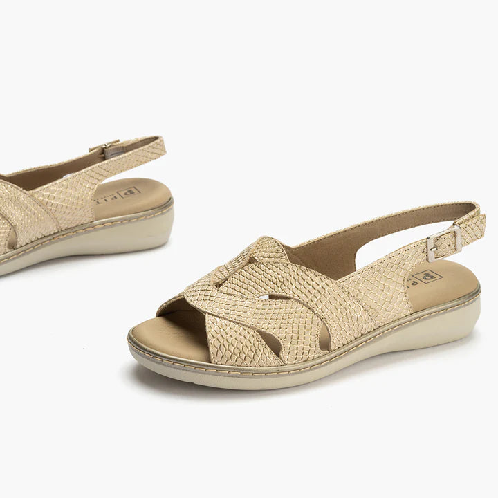 SANDALIA MUJER PITILLOS 10301 ORO