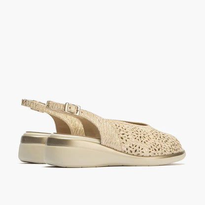 SANDALIA MUJER PITILLOS 10342 ORO