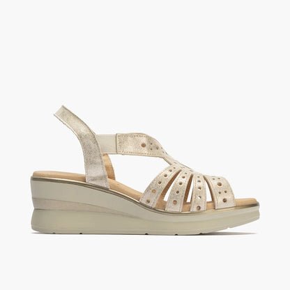 SANDALIA MUJER PITILLOS 10363 ORO