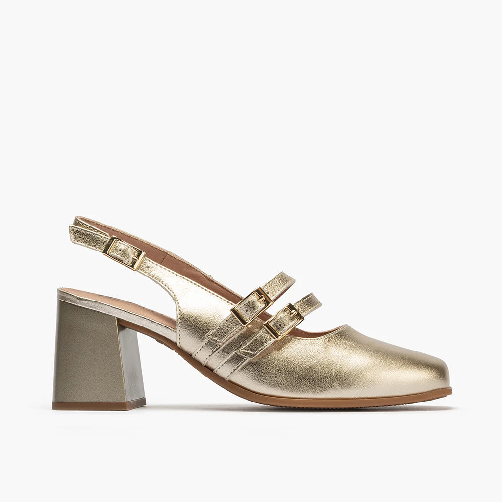 SANDALIA MUJER PITILLOS 10495 ORO