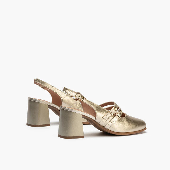 SANDALIA MUJER PITILLOS 10495 ORO