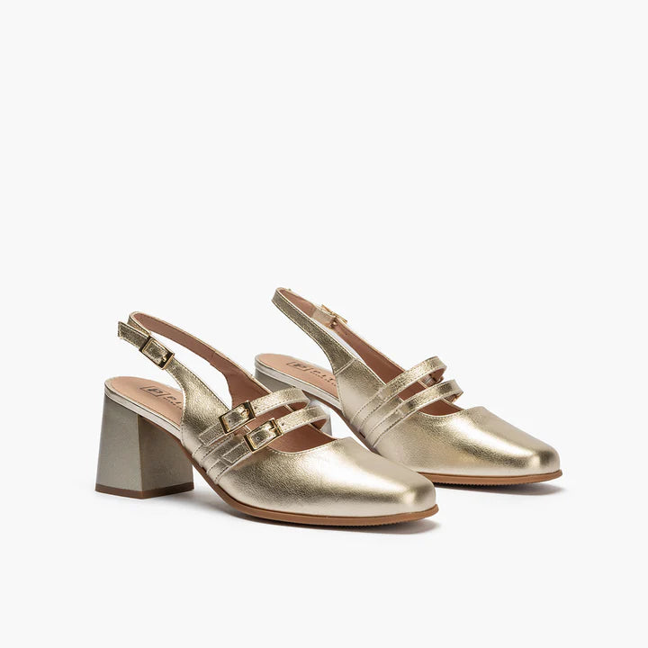 SANDALIA MUJER PITILLOS 10495 ORO