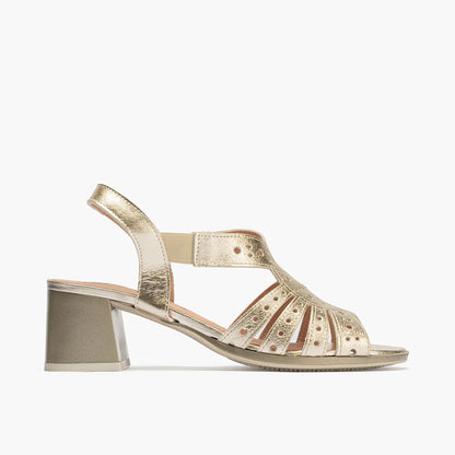 SANDALIA MUJER PITILLOS 10530 ORO