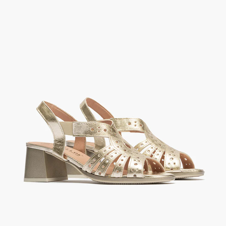 SANDALIA MUJER PITILLOS 10530 ORO