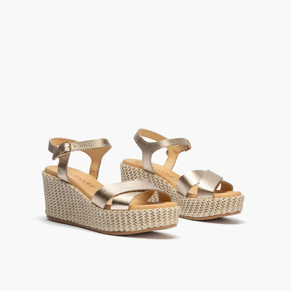 SANDALIA MUJER PITILLOS 10572 ORO