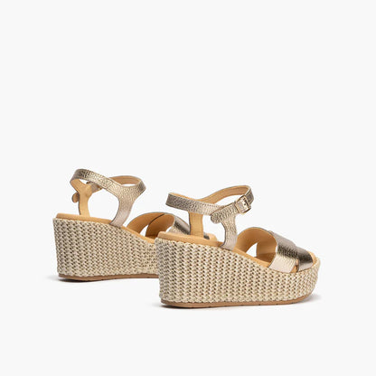 SANDALIA MUJER PITILLOS 10572 ORO