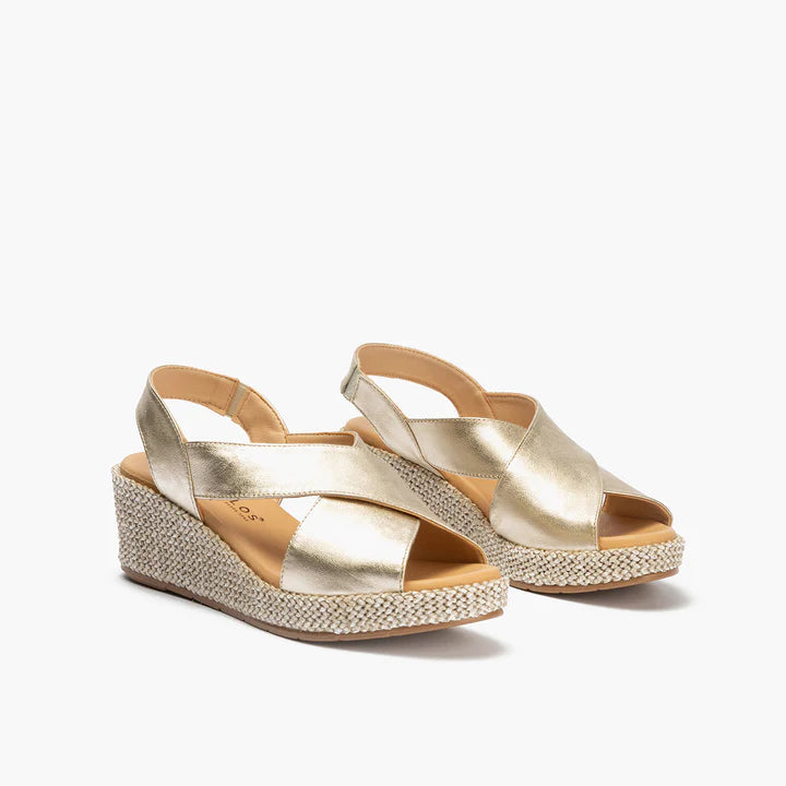 SANDALIA MUJER PITILLOS  11265-ORO