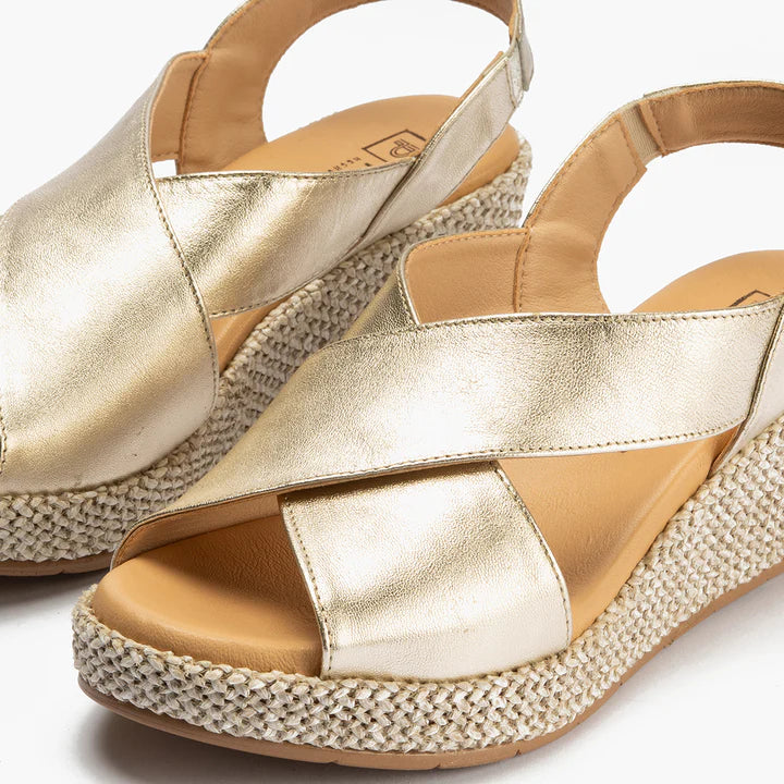 SANDALIA MUJER PITILLOS  11265-ORO