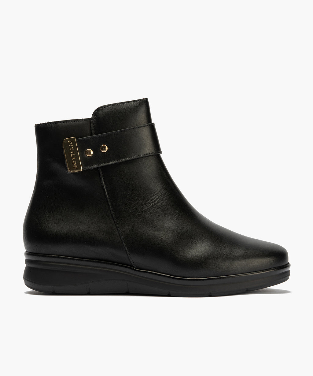 BOTIN MUJER PITILLOS 11505 NEGRO