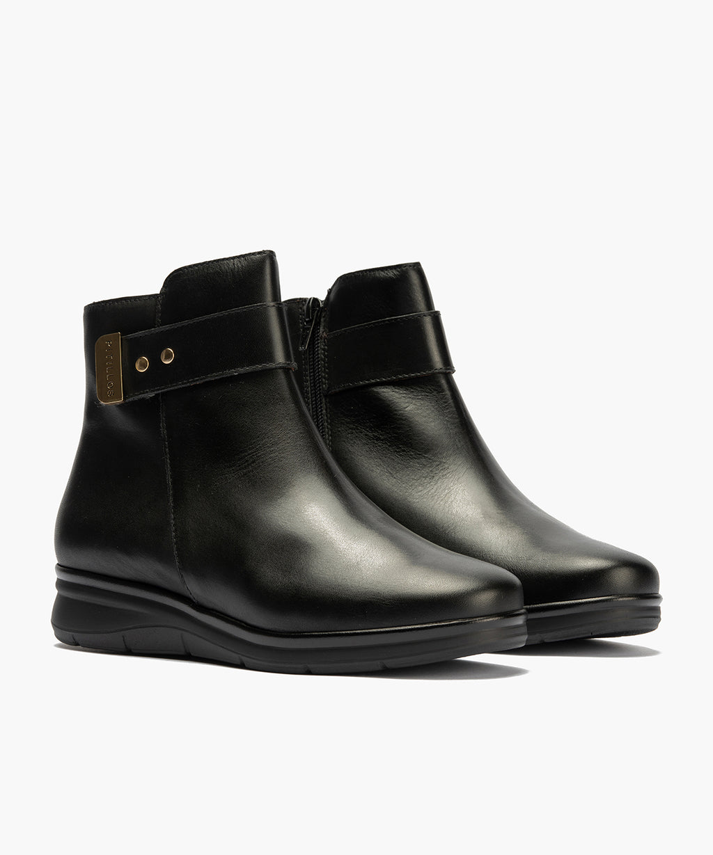 BOTIN MUJER PITILLOS 11505 NEGRO