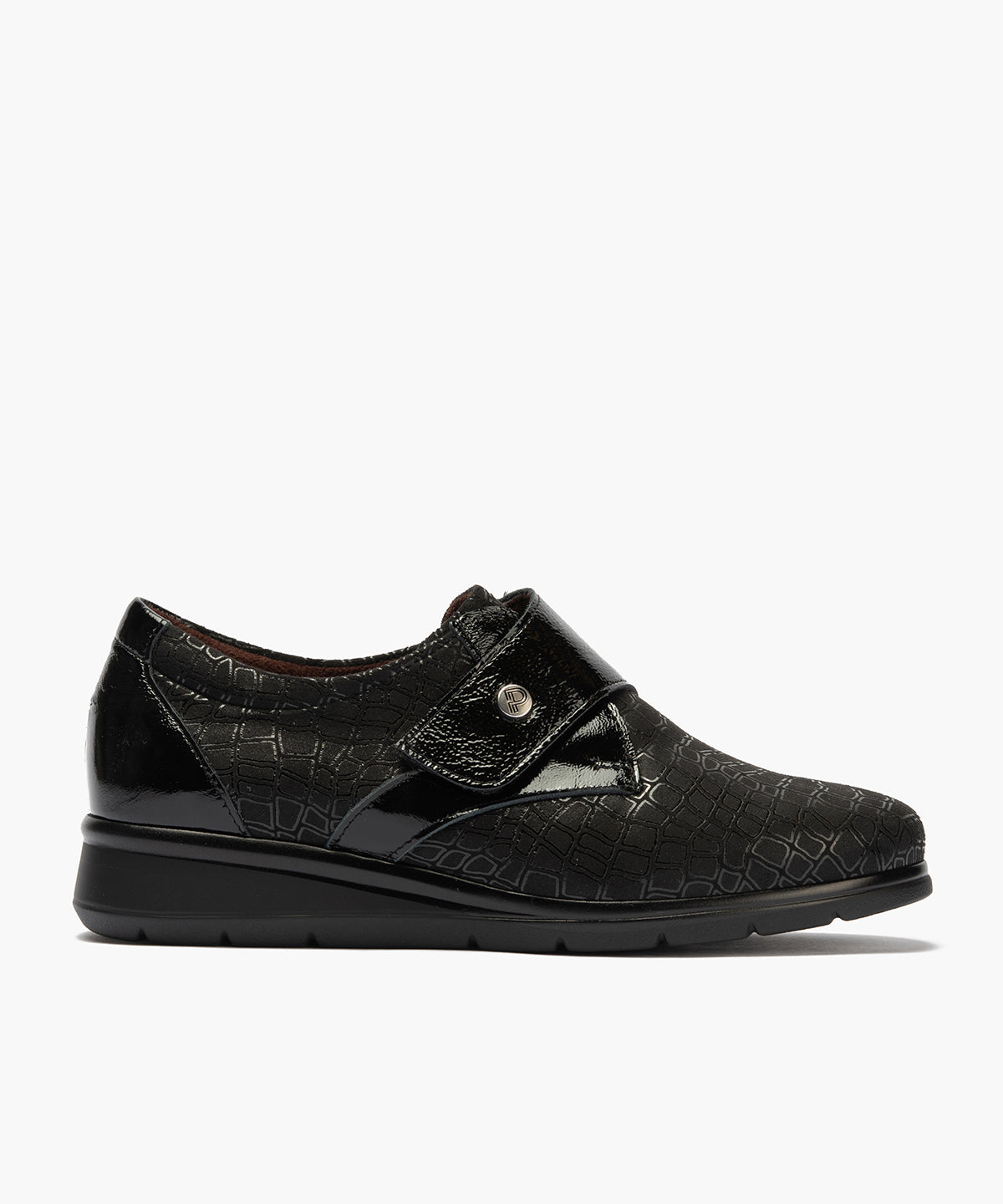 ZAPATO MUJER PITILLOS 11510 VELCRO NEGRO