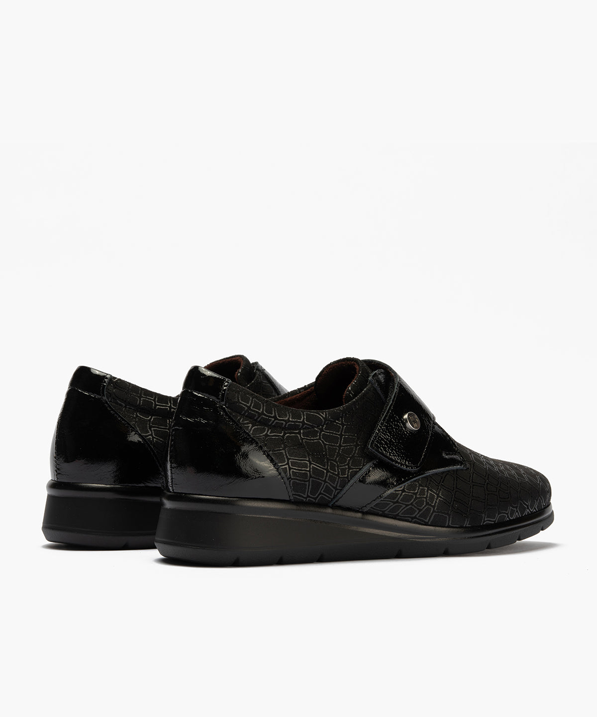 ZAPATO MUJER PITILLOS 11510 VELCRO NEGRO