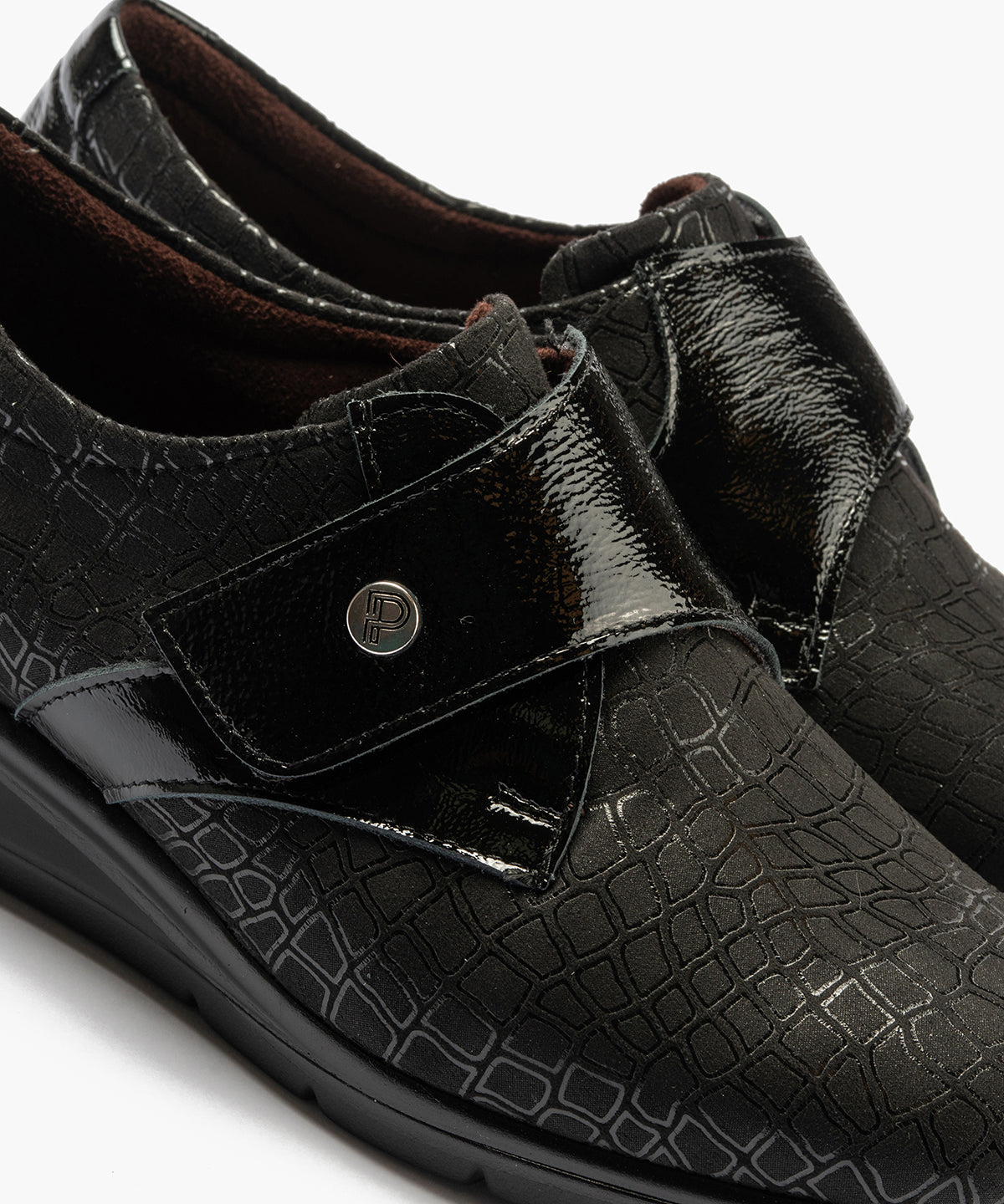 ZAPATO MUJER PITILLOS 11510 VELCRO NEGRO
