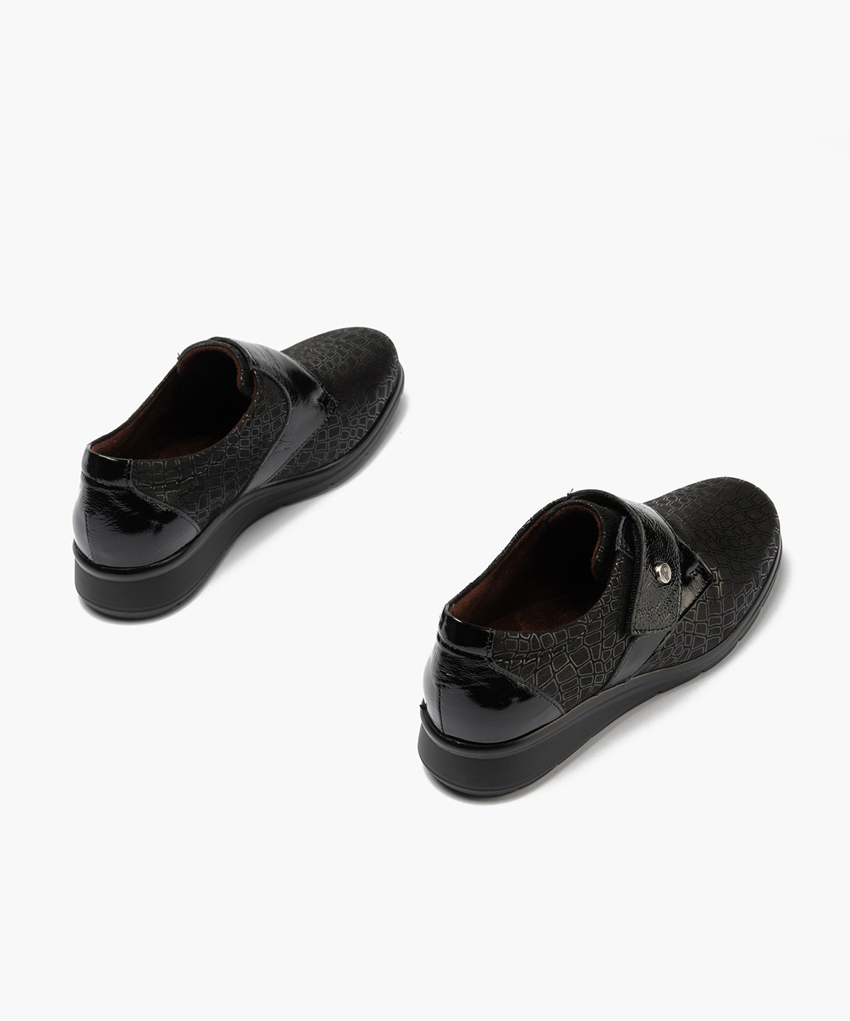 ZAPATO MUJER PITILLOS 11510 VELCRO NEGRO