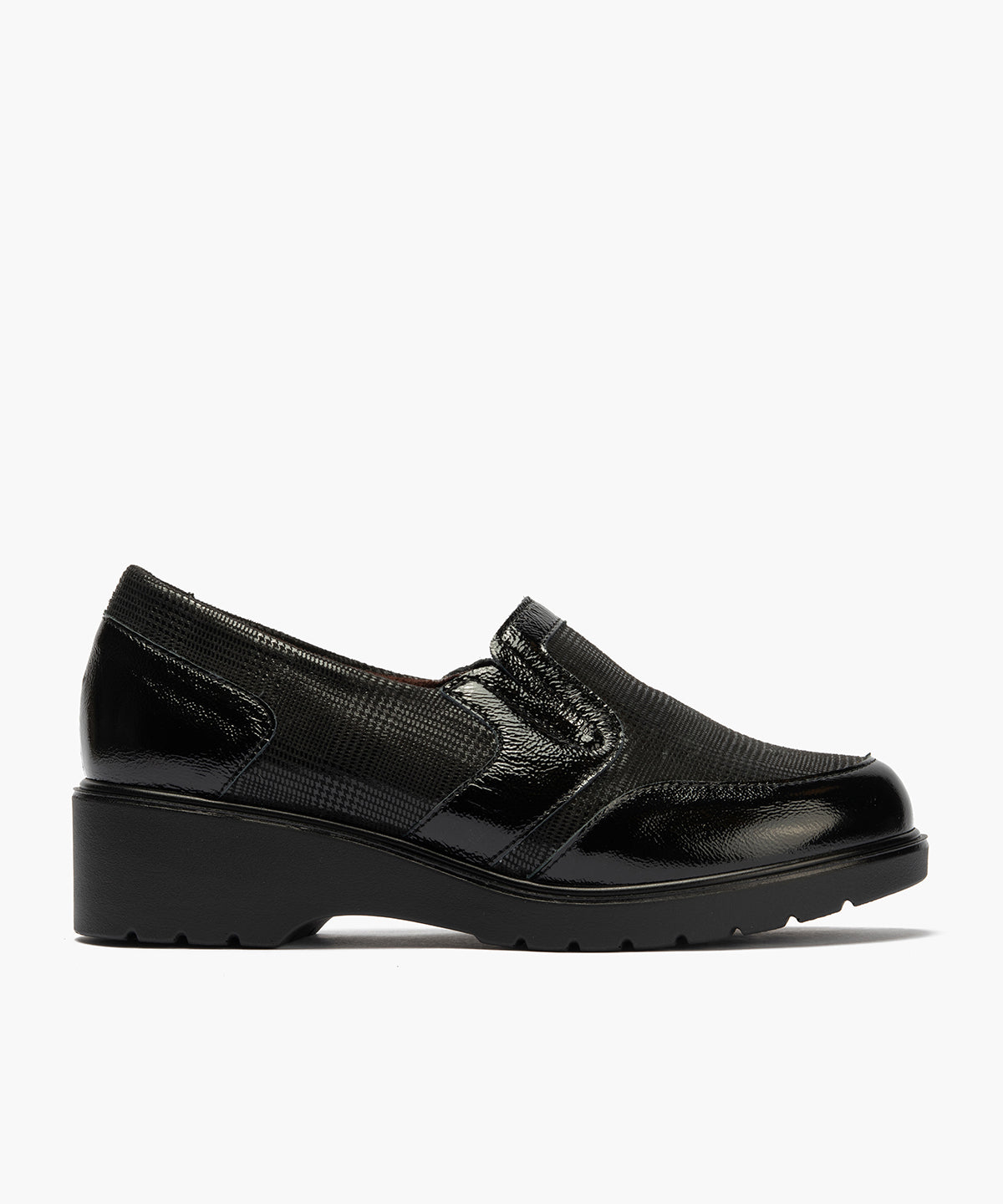 ZAPATO MUJER MOCASIN PITILLOS 11521 NEGRO