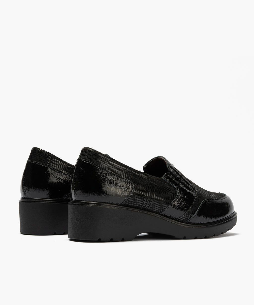 ZAPATO MUJER MOCASIN PITILLOS 11521 NEGRO