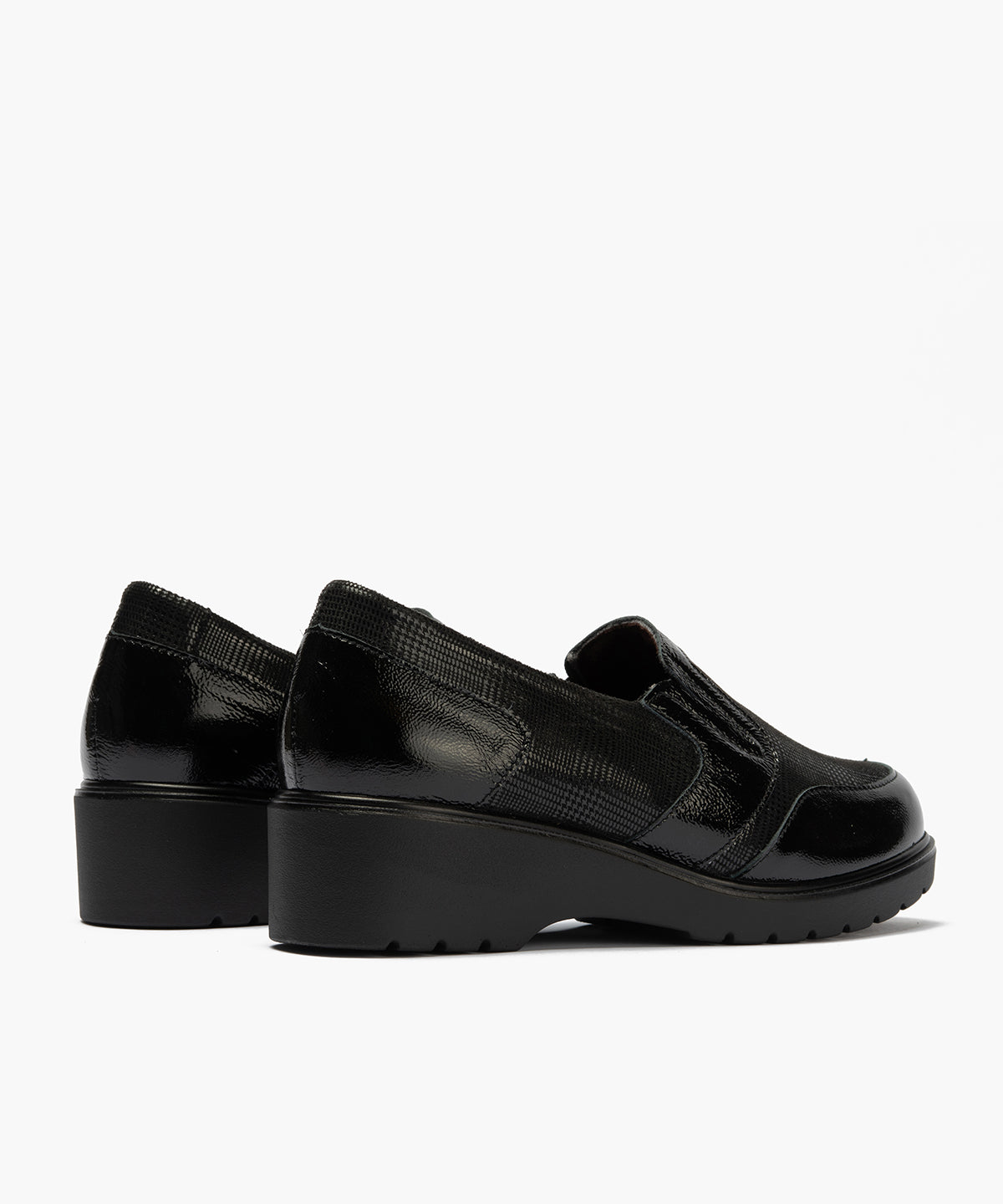 ZAPATO MUJER MOCASIN PITILLOS 11521 NEGRO