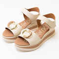 SANDALIA MUJER OH MY SANDALS 5974 CREMA