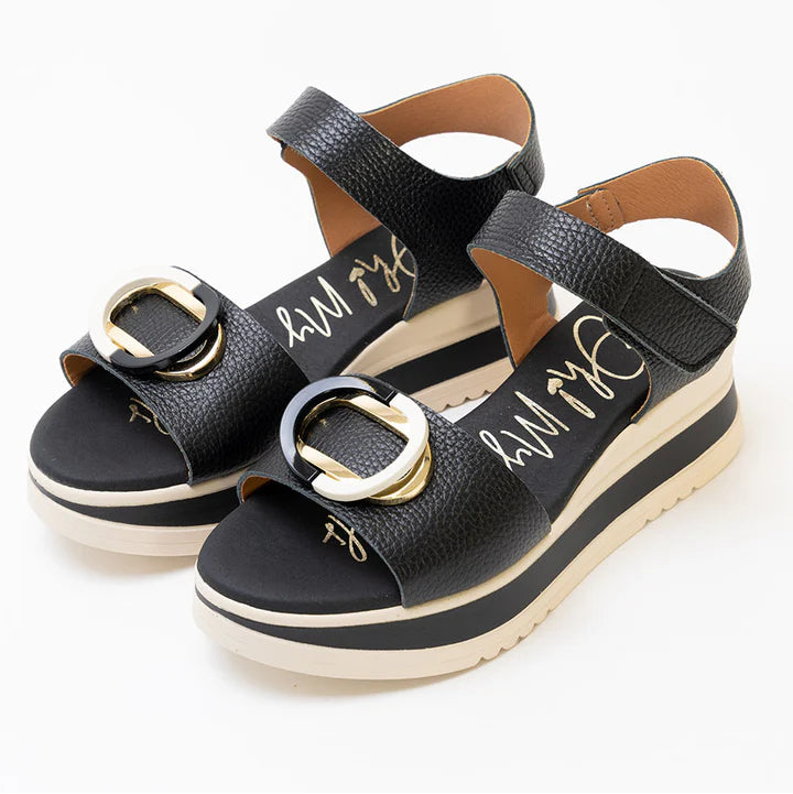SANDALIA MUJER OH MY SANDALS 5974 NEGRO
