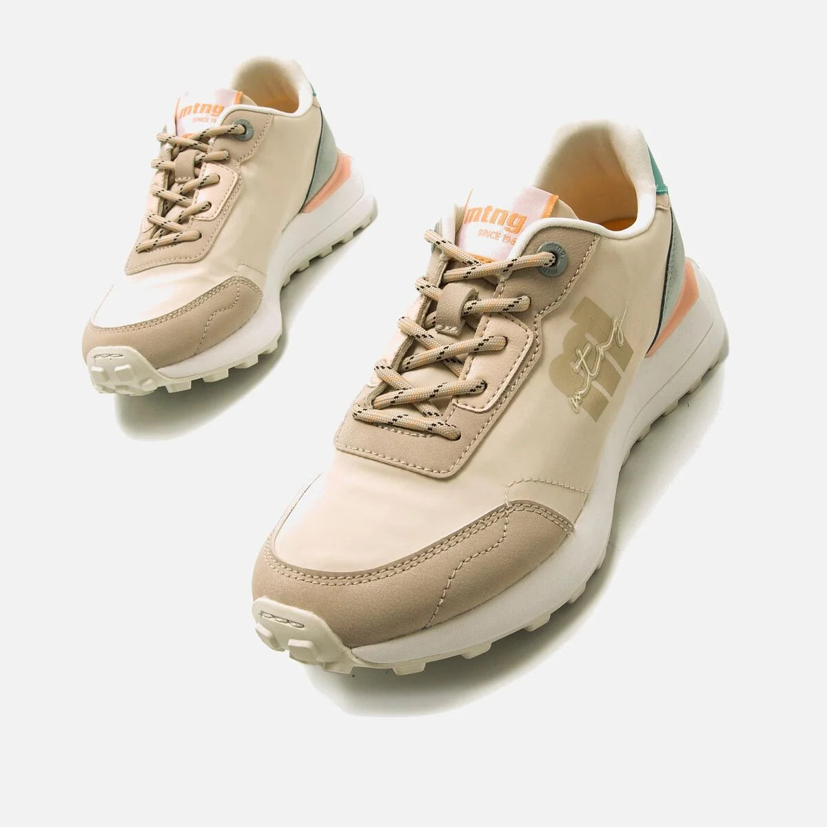 DEPORTIVA MUJER MUSTANG 60779 BEIGE