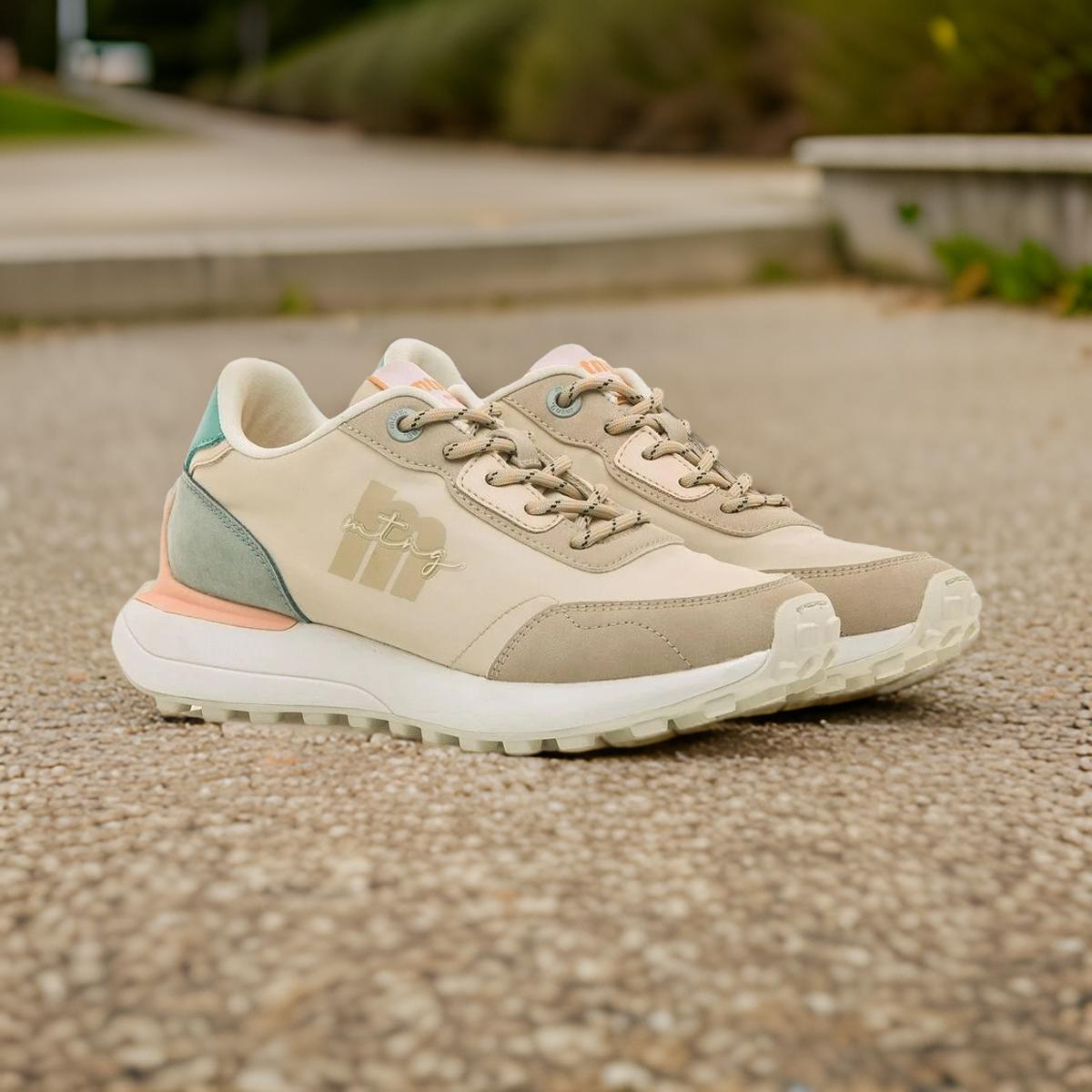 DEPORTIVA MUJER MUSTANG 60779 BEIGE