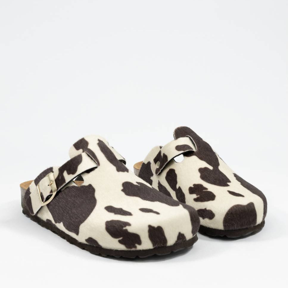 SANDALIA ZUECO AUTENTI 355 ANIMAL PRIN 355