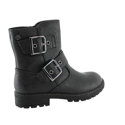 BOTIN NIÑA MUSTANG HEBILLA NEGRO 49003