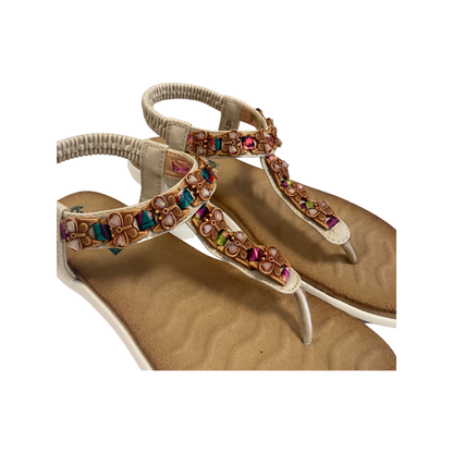 SANDALIA MUJER AMARPIES 17030 BEIGE