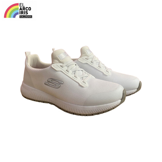 DEPORTIVA MUJER SKECHERS 77222 BLANCO